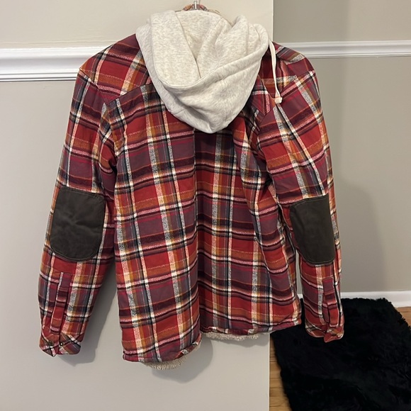 Fleece flannel button up - Picture 2 of 3